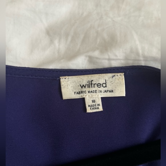 Aritzia Wilfred purple dress - sz 10 - EUC - Picture 5 of 5